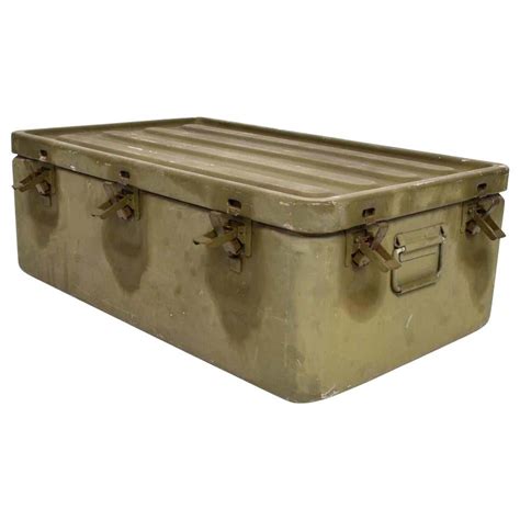 small military metal box|military surplus containers with wheels.